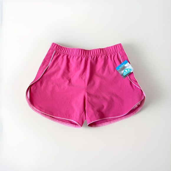 NEW Columbia Shorts Girls Large Pink Hiking Athletic Workout Exercise Sports - Picture 1 of 7